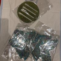 Set Sottobicchieri Artigianali in Resina - Farfall