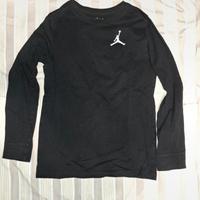 Maglia jordan nera a maniche lunghe 