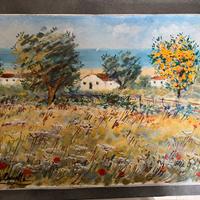 CASCELLA OLIO SU TELA 35x40