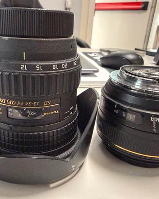 Tokina 12-24 F4 e sigma 30mm 1:1.4