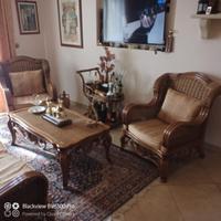 Divano tre posti in vimini di alta qualità