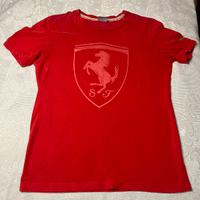 Maglia Ferrari rossa da uomo 100% cotone S