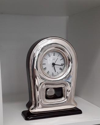 orologio da tavolo in argento 925%