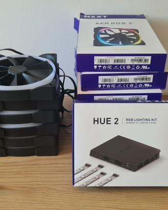 NZXT AER RGB2, set 6 ventole + HUB