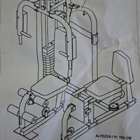 Panca multifunzione completa