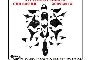 Kit carene Honda cbr 600 rr 2009 2012