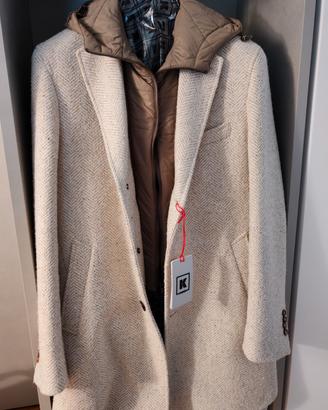 cappotto giaccone Kired by kiton 52 uomo 