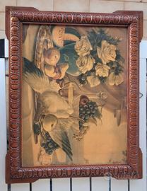 Cornice con stampa anni 60