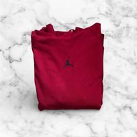 Jordan Felpa con Cappuccio Rosso da Uomo