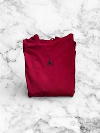 Jordan Felpa con Cappuccio Rosso da Uomo