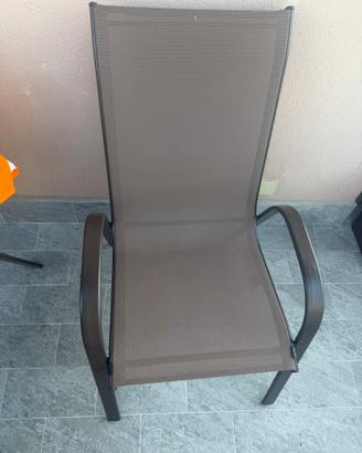 6 sedie da giardino