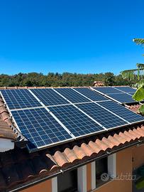Pannelli fotovoltaici QCell 18 pannelli 4,5KW