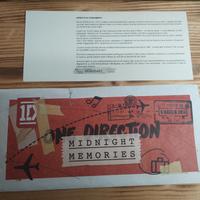 One Direction Midnight Memories Ticket 2014