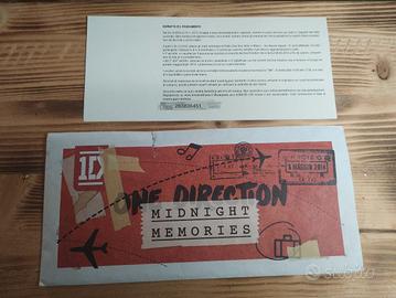 One Direction Midnight Memories Ticket 2014