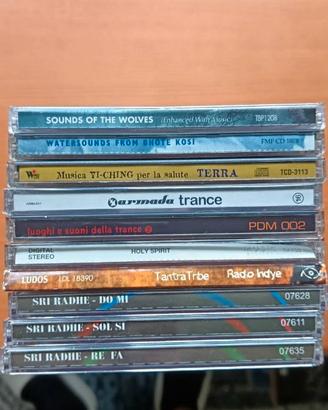Lotto 10 cd musica trance e meditativa