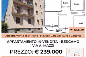 APPARTAMENTO mq 98 con box e cantina