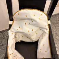 Seggiolone pappa di cintura di sicurezza.