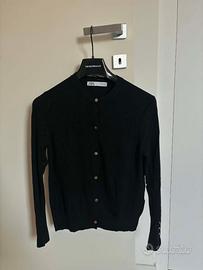 CARDIGAN ZARA SCOLLO A V    TG. S / M VISCOSA