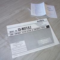 Manuale d'uso Radio Aiwa CA-W37