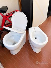 Sanitari Althea a pavimento ,wc piu bidet
