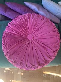 4 cuscini rosa ciclamino