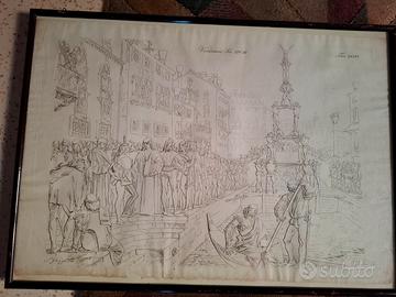 incisioni su carta tema Venezia 