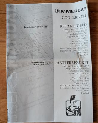 Kit antigelo caldaia immergas