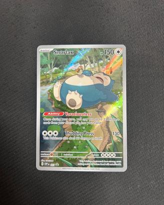 Snorlax 151 promo inglese