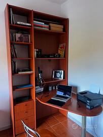 Libreria con scrivania
