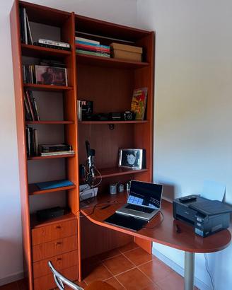 Libreria con scrivania