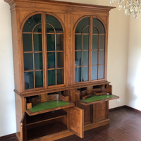 VETRINA IN STILE ART DECO COMPRESA DI CASSETTONI