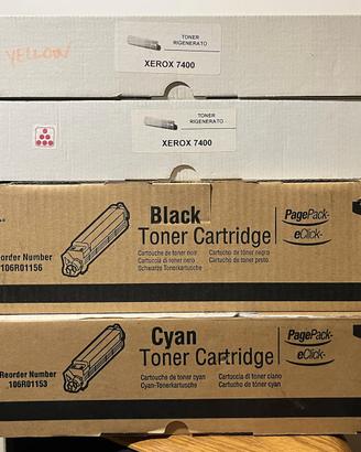 Set Toner Stampante XEROX 7400 phaser