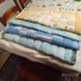 copertine /trapuntine per neonato lavorate a mano 