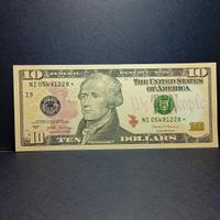 10 Dollari (Star Note ) Sostitutiva del 2017  in 