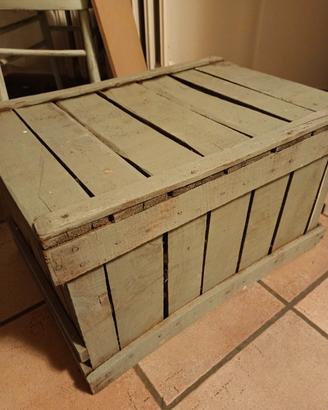 cassetta legno vintage 