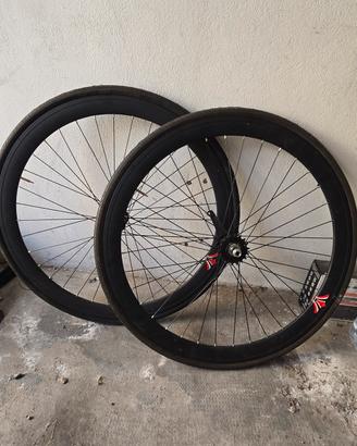 Coppia ruote fixed contropedale