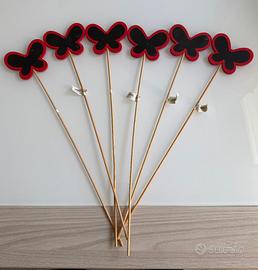 Decorazione da giardino a forma di farfalla