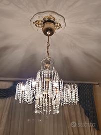 Lampadario in cristallo 