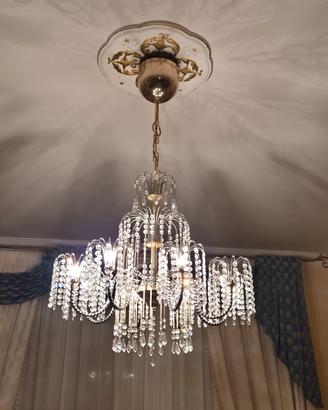 Lampadario in cristallo 