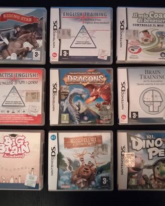 Lotto 9 Giochi Nintendo DS - Versione Italiana 