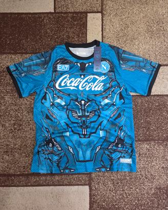 maglia napoli allenamento azzurra 25/26