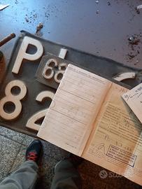 targhe e documenti alfa romeo giulietta ti 