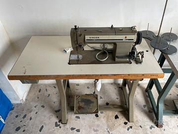 Macchina da cucire lineare industriale Singer