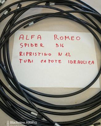 Tubi capote alfa spider 916