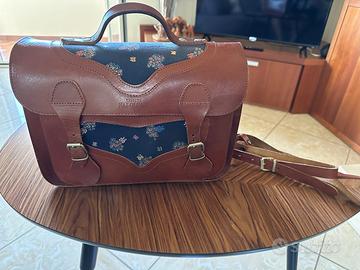 Naj Oleari cartella vintage in cuoio anni’80