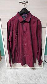 Camicia TAYLOR & WRIGHT Bordeaux Collo 42 16 1/2