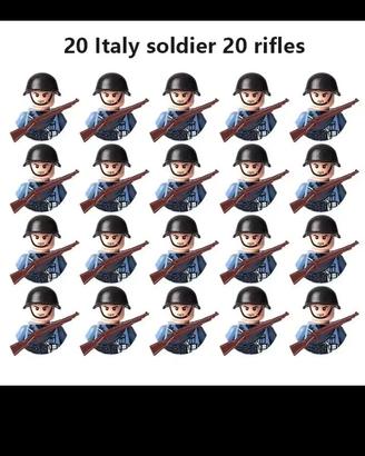21 minifigure compatibili lego soldati ww2 