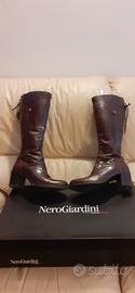 Stivali donna  in pelle NERO GIARDINI