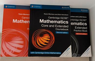 [Lotto 3 libri] Cambridge IGCSE Mathematics NUOVI