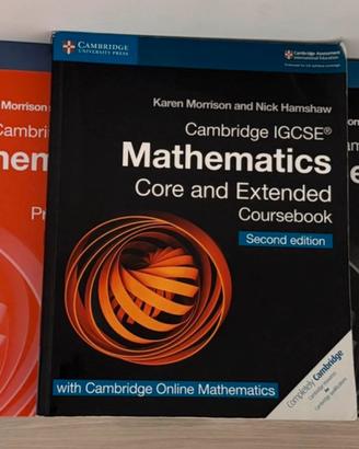 [Lotto 3 libri] Cambridge IGCSE Mathematics NUOVI